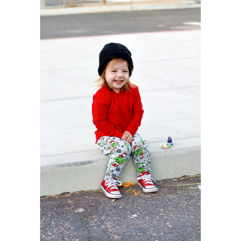 Lounge Bamboo Joggers - Grinch - Posh Kiddos