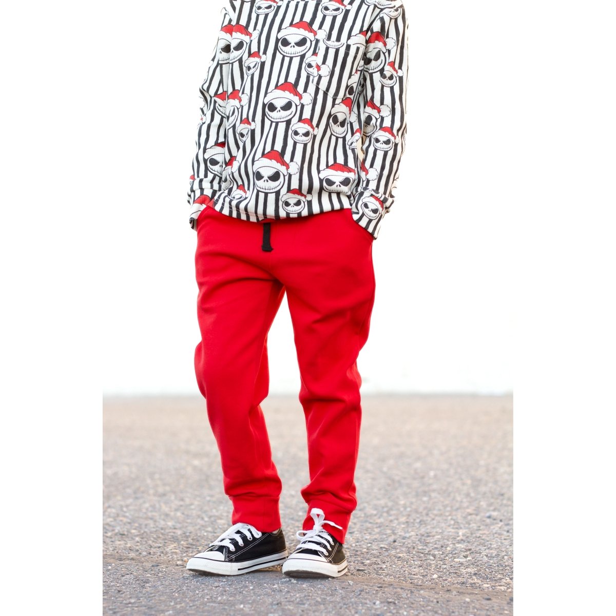 Elevated Joggers - Red - Posh Kiddos