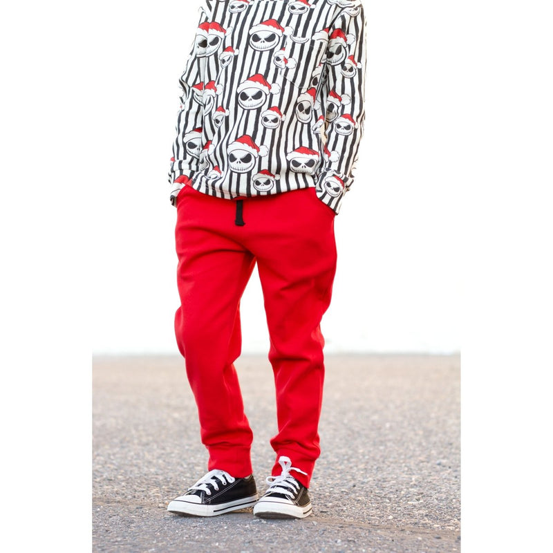 Elevated Joggers - Red - Posh Kiddos