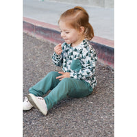 Lounge Bamboo Joggers - Wintergreen - Posh Kiddos