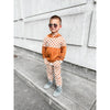 Elevated Bamboo Hoodie - Caramel Checks - Posh Kiddos