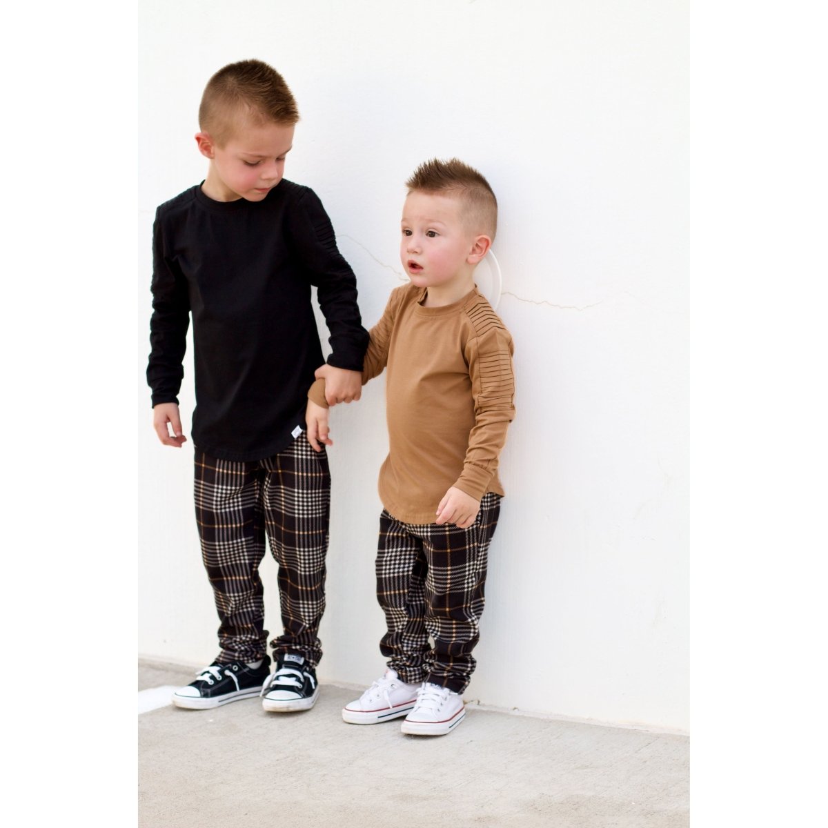 Comfort Chinos - Fall Plaid - Posh Kiddos