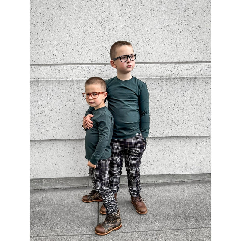 Comfort Chinos - Fall Plaid - Posh Kiddos