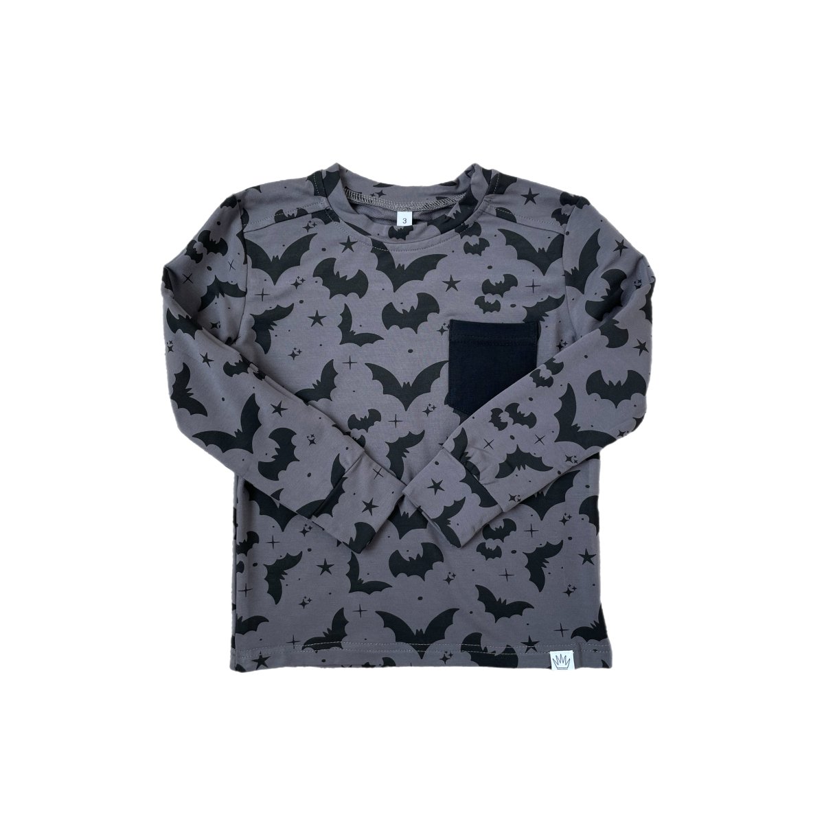 Lounge Bamboo Shirt - Bats - Posh Kiddos