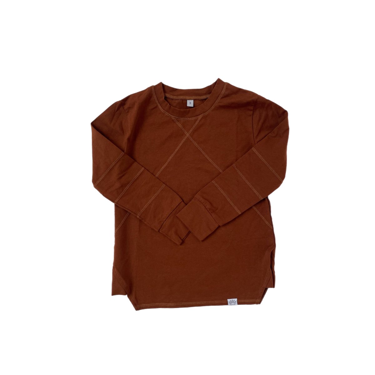 Long Sleeve Shirt - Cacao - Posh Kiddos