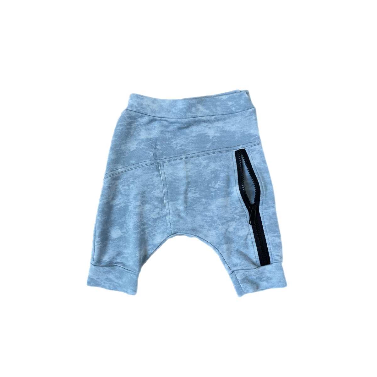 Harem Shorts - Blue Distress - Posh Kiddos