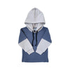 Lounge Hoodie- Smoky Blue - Posh Kiddos