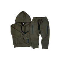 Essential Joggers- Deep Olive - Posh Kiddos