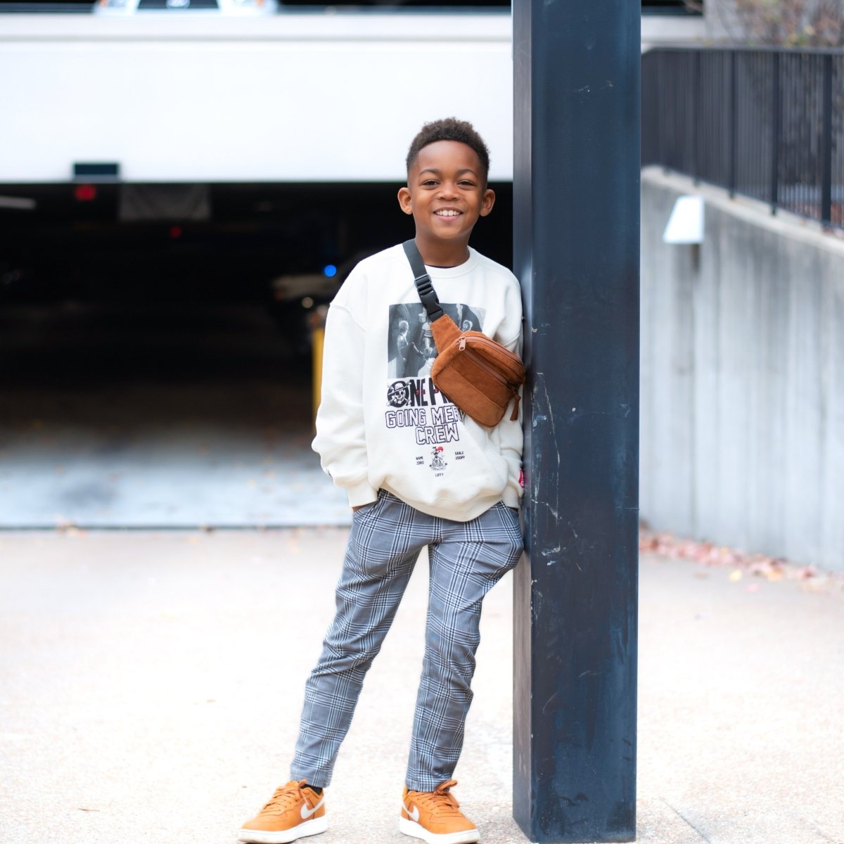 Comfort Chinos- Black Plaid – Posh Kiddos