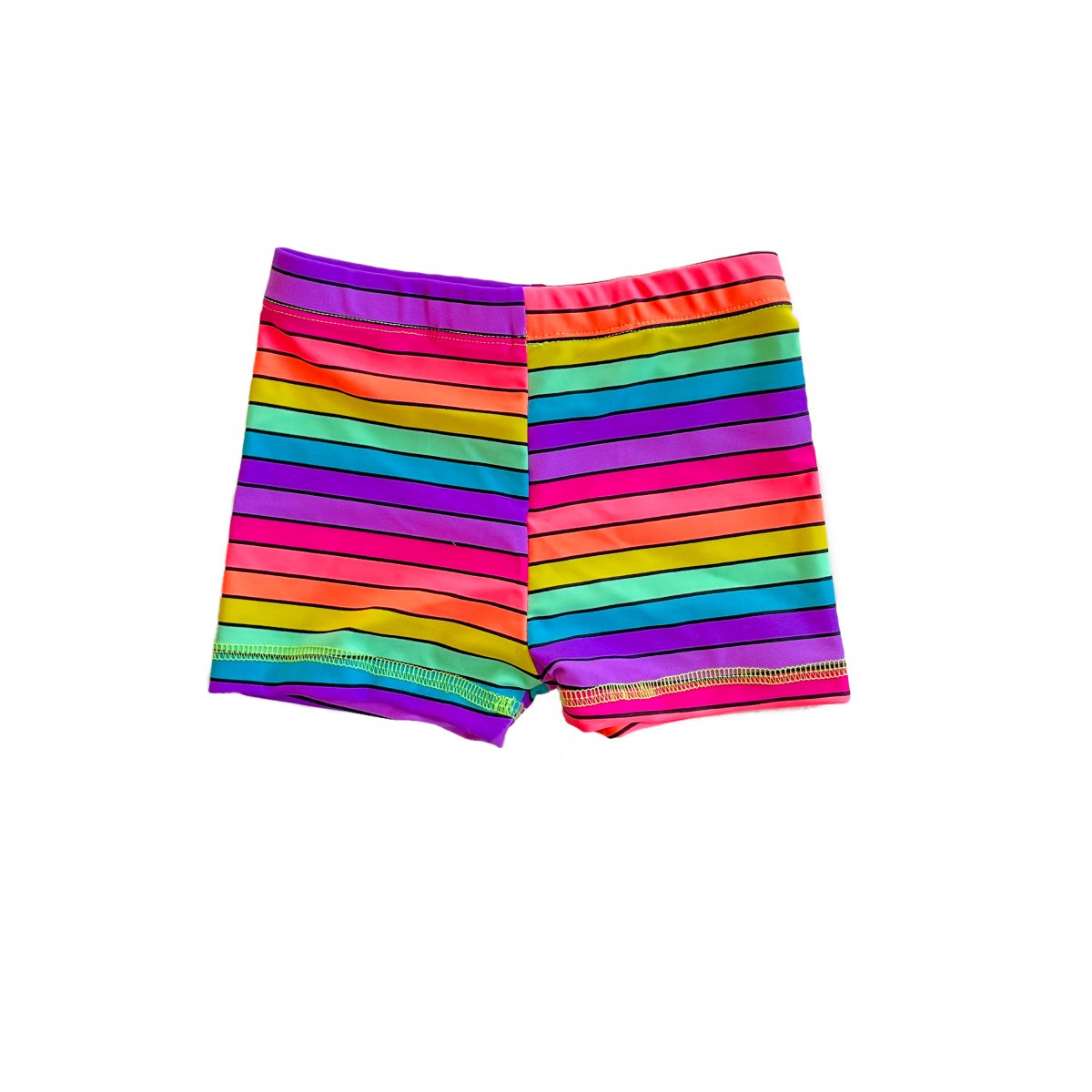 Euro Swim Shorts- Rainbow - Posh Kiddos