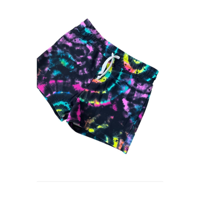Swim Trunks- Neon Tie Dye - Posh Kiddos
