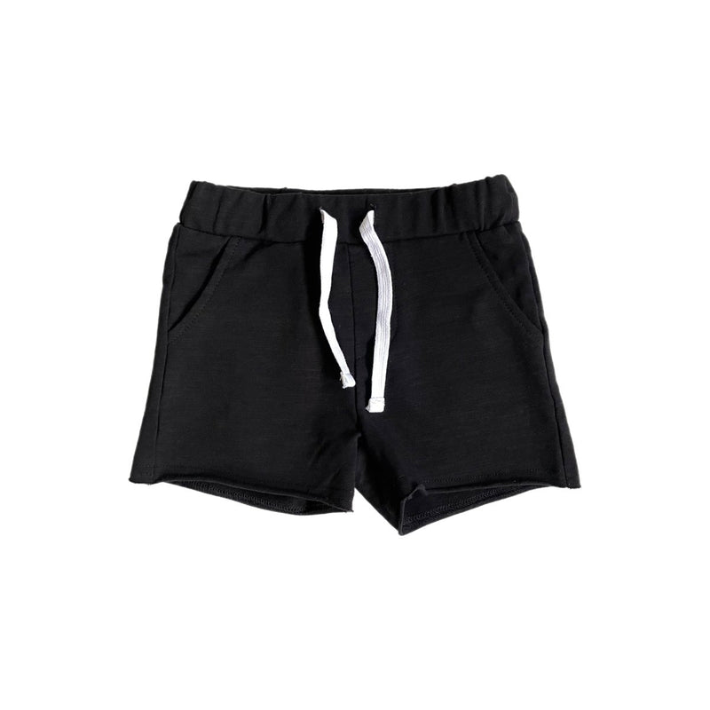 Summer Leisure Shorts- Black - Posh Kiddos