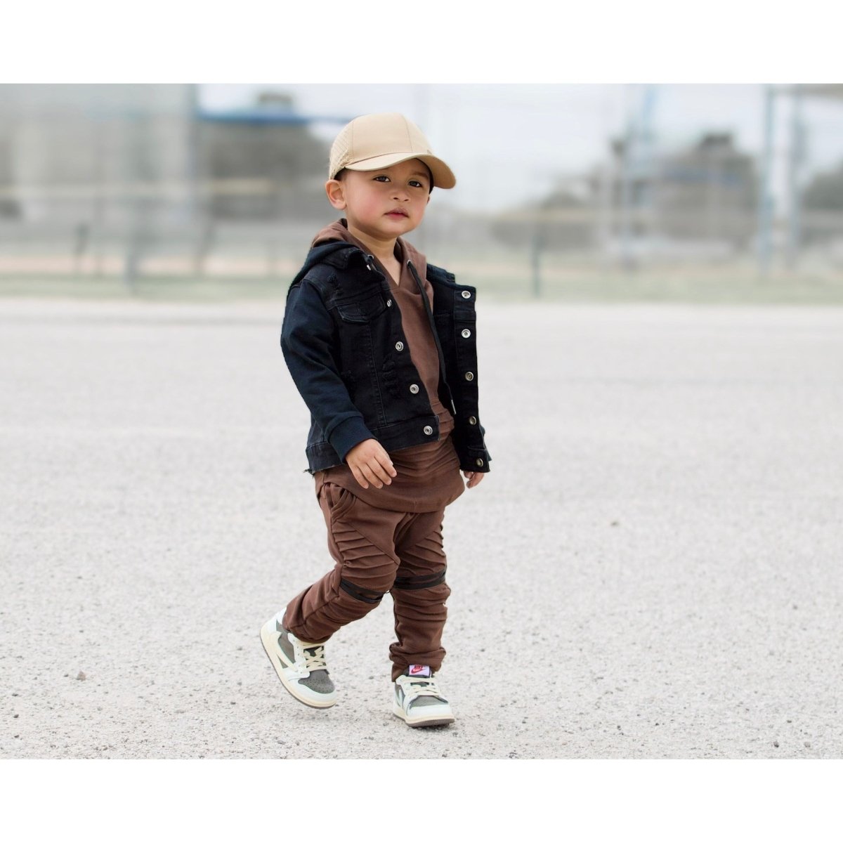 Posh Kiddos Biker Joggers and L/S Biker shops Shirt