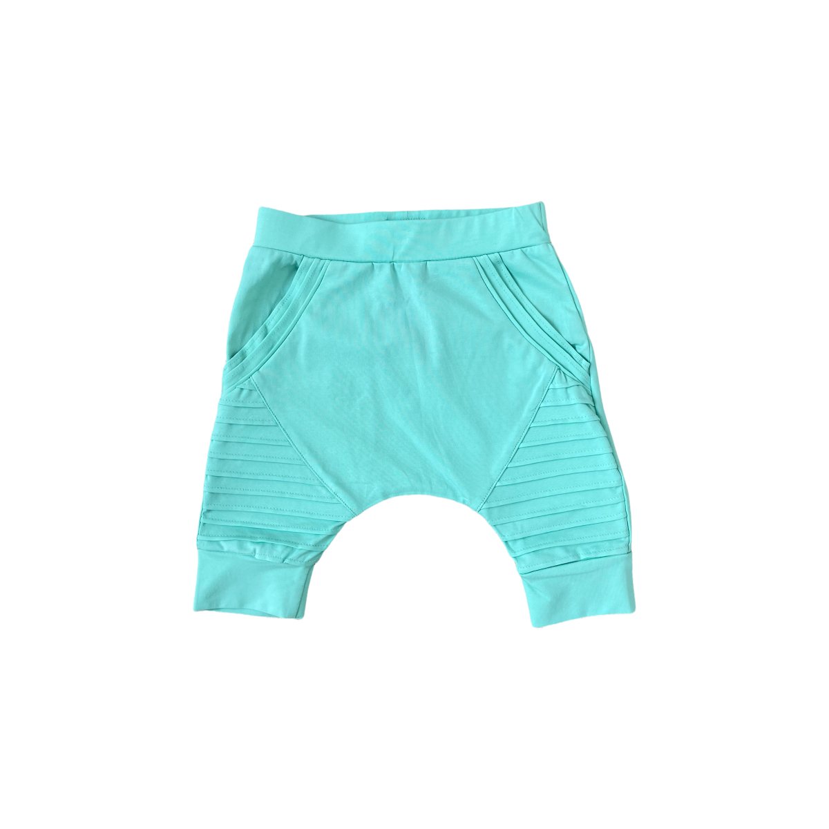 Biker Shorts- Pastel Mint - Posh Kiddos